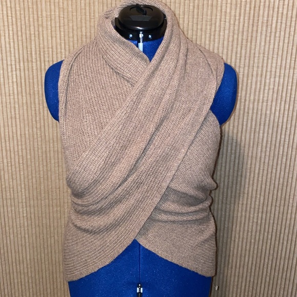 Merino/Cashmere blend scarf, Made in Italy - Picture 4 of 7